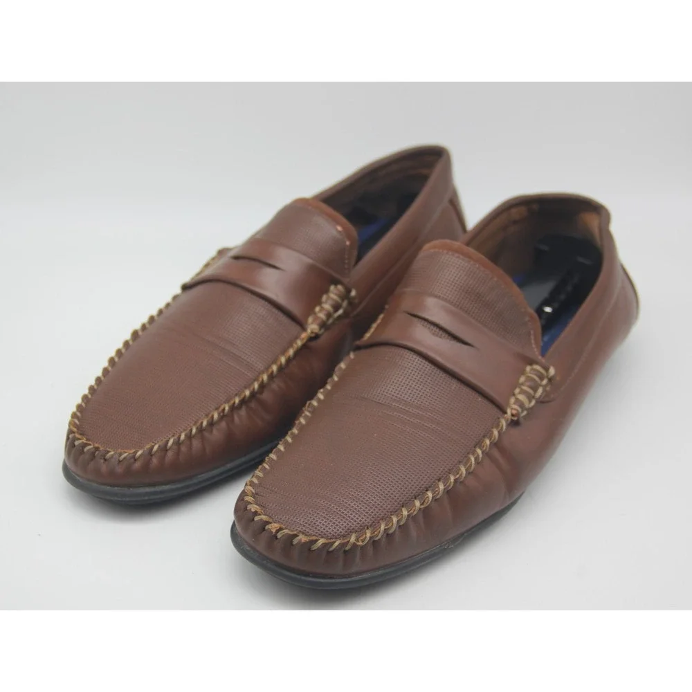 Nunn Bush Quail Valley Penny Dual Comfort Memory Foam Slip On Loafers 9.5M Brown